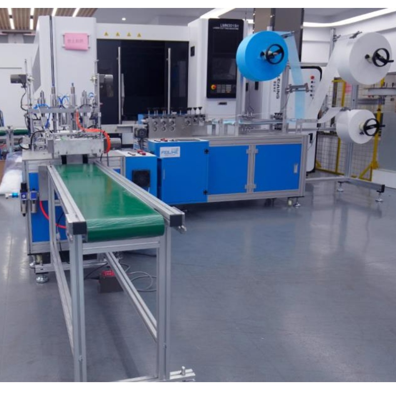 Our company has successfully developed a full-automatic one drag one plane mask machine, and mass production has alleviated the epidemic situation  March 15, 2020